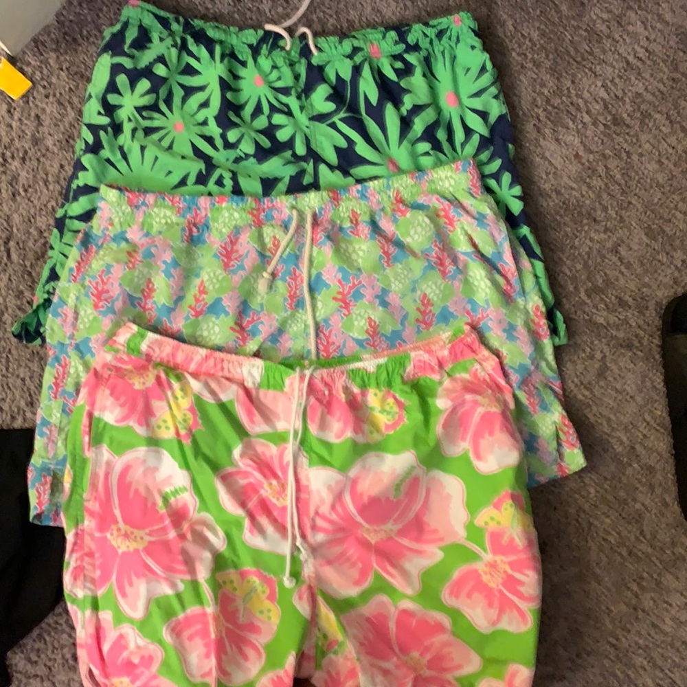 3 LILLY PULITZER SWIMMING TRUNKS